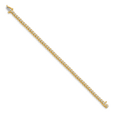 14k Complete 0.93 carat Round A Diamond Fancy Spiral 7 inch Tennis Bracelet X2000A
