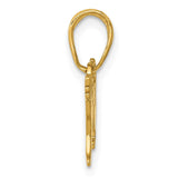14k Dog Pendant K3424