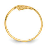 14k Polished Celtic Knot Bypass Ring K5782