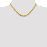14K 26 inch 4.75mm Semi Solid Rope with Lobster Clasp Chain BC169
