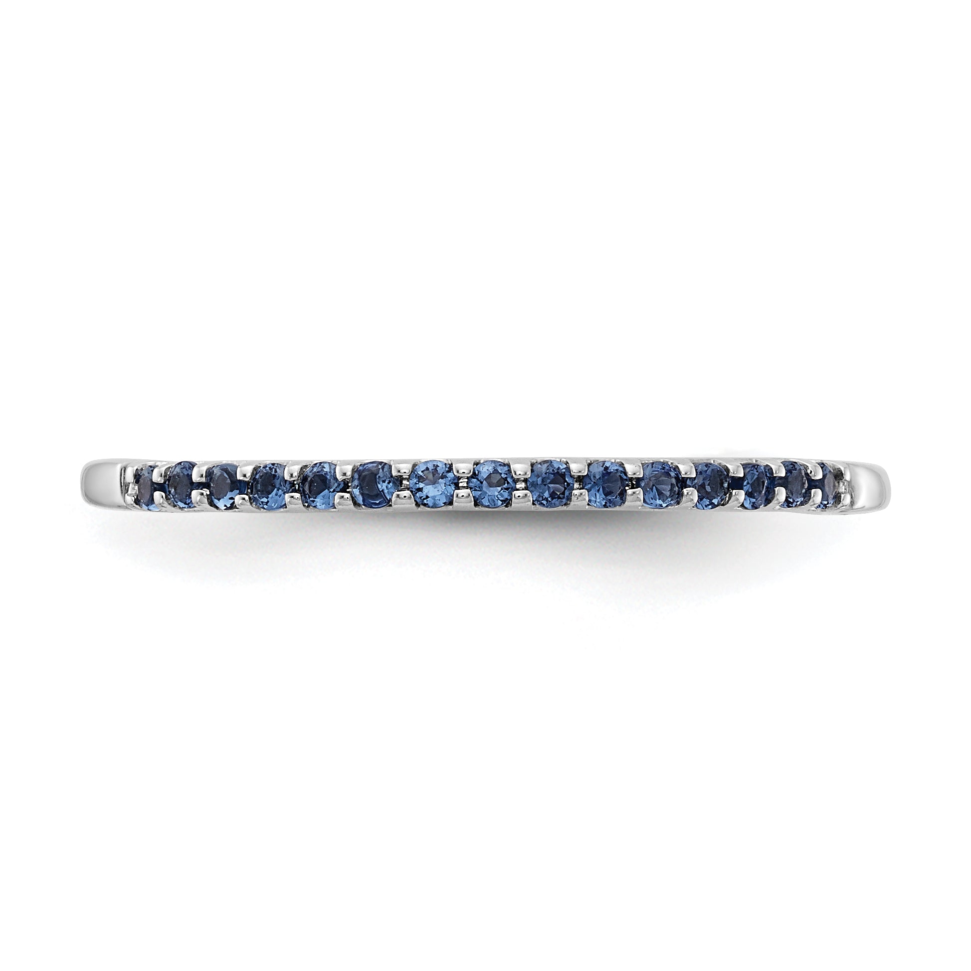 14k White Gold 2mm 1/8 carat Diamond Band RM5622