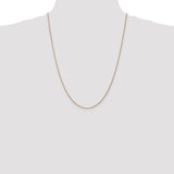 14K 10 inch 1.05mm Diamond-cut Spiga with Lobster Clasp Anklet PEN157