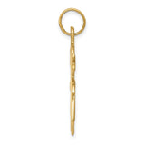 14k Satin Girl Charm K163