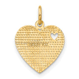 14k VERY SPECIAL SIS Heart Charm C1692