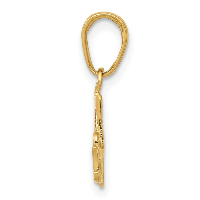 14k #1 MOM Charm K4719