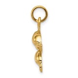 14k Dolphin Pair Charm C493