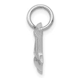 14k White Gold Hammerhead Shark Charm K3014