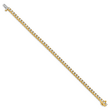 14k Complete 4.1 carat Round A Diamond 4-prong 7 inch Tennis Bracelet X733A