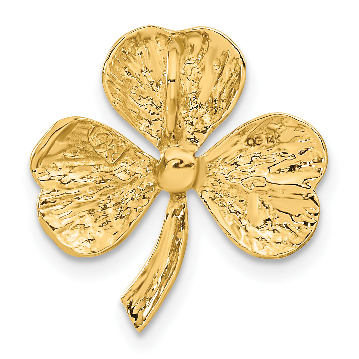 14k Shamrock Chain Slide A9504