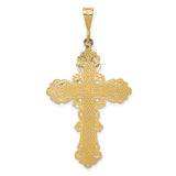 14k Fleur De Lis Cross Pendant C1965