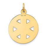 14k Medium PARAMEDIC Medical Pendant YC516