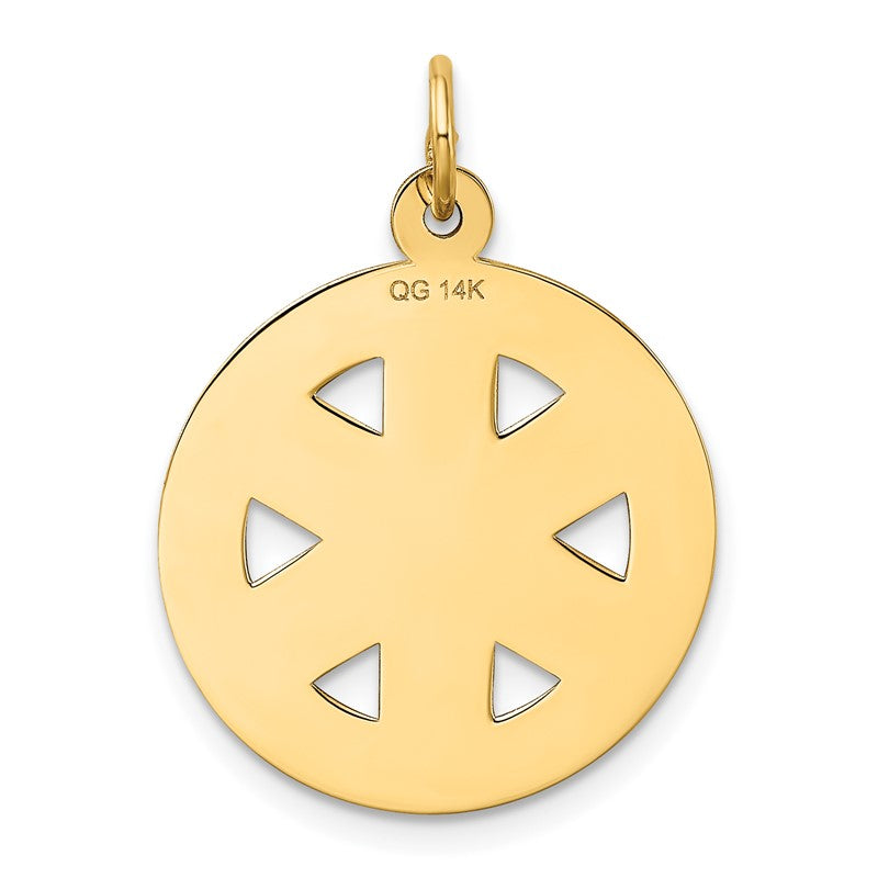14k Medium PARAMEDIC Medical Pendant YC516