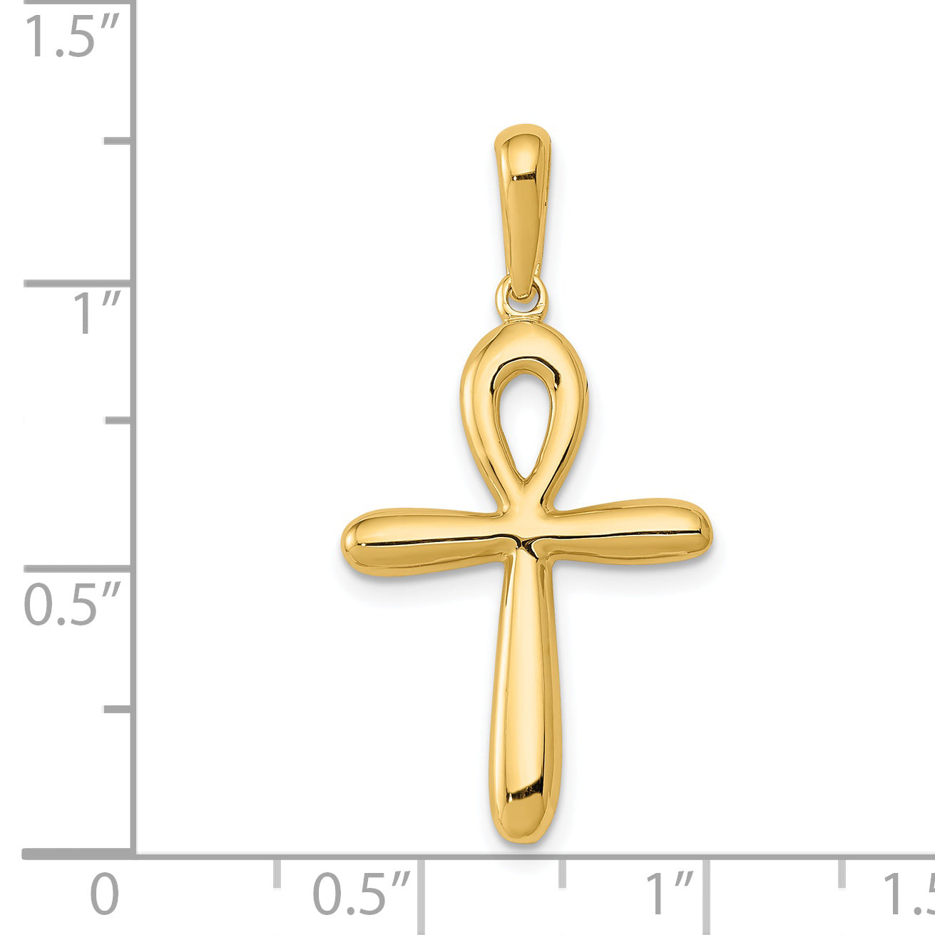 14k Ankh Cross Pendant K2277