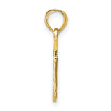 14k I HEART MY TRUCKER Truck Pendant K2819