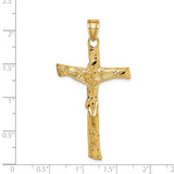14k Rugged Tree Crucifix Pendant K2183
