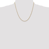 14K 26 inch 1.5mm Box with Lobster Clasp Chain BOX150