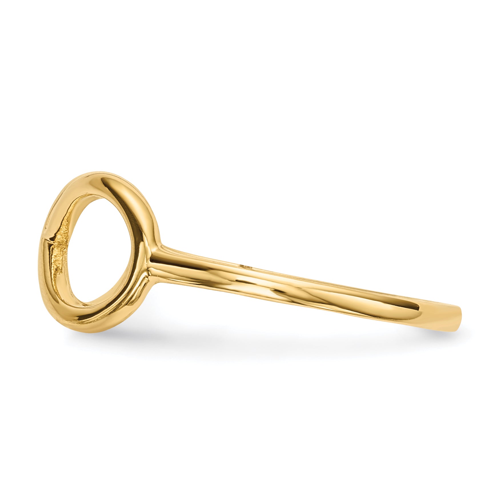 14k Polished Infinity Ring R611