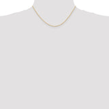 14K 14 inch 1.10mm Singapore with Spring Ring Clasp Chain PEN9