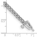 14k White Gold Complete 1/2 carat Diamond 7 inch Tennis Bracelet BM4664