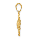 14k Scorpion Pendant D1330