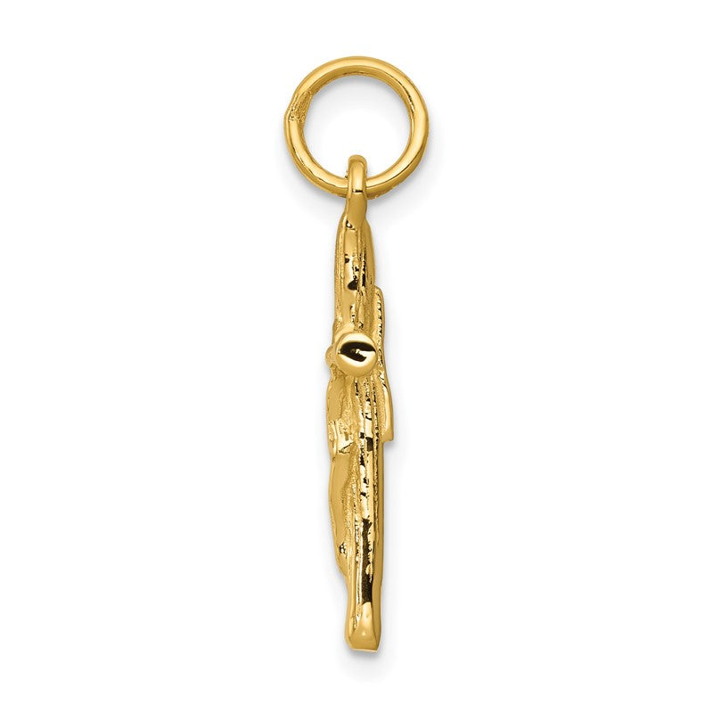 14k Crucifix Charm C795