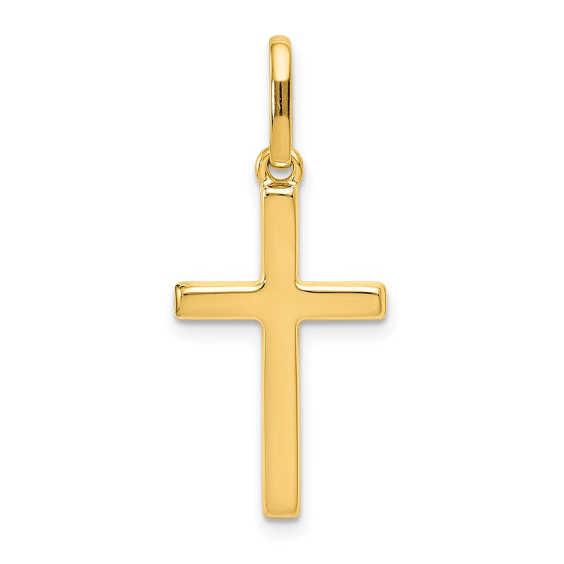 14k Hollow Cross Pendant K1171