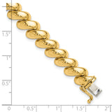 14k Polished 10mm 17 inch San Marco Necklace SM16