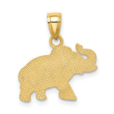 14K Elephant Pendant C4584