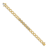 14k Complete 3/4 carat Round VS Diamond Circle Add-A-Diamond 7 inch Tennis Bracelet X856VS