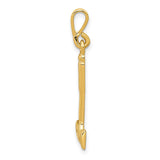 14k Hammer Charm A2201