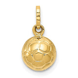 14k 3-D Soccer Ball Charm XCH224