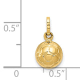 14k 3-D Soccer Ball Charm XCH224