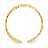 14k Flower  and Butterfly Toe Ring R564
