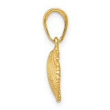 14k Scallop Shell Pendant K2967