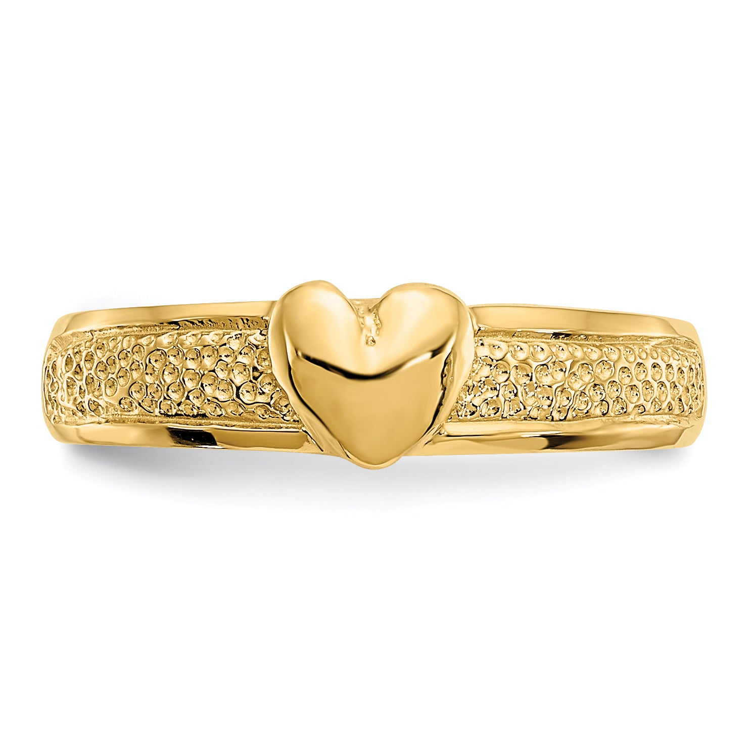 14k Heart Toe Ring C2071