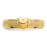 14k Heart Toe Ring C2071