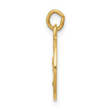 14k Polished and Satin Solid Saint Andrew Medal Charm XR615