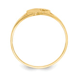 14k Madi K Heart Size 2 Baby / Childrens Ring SE2389
