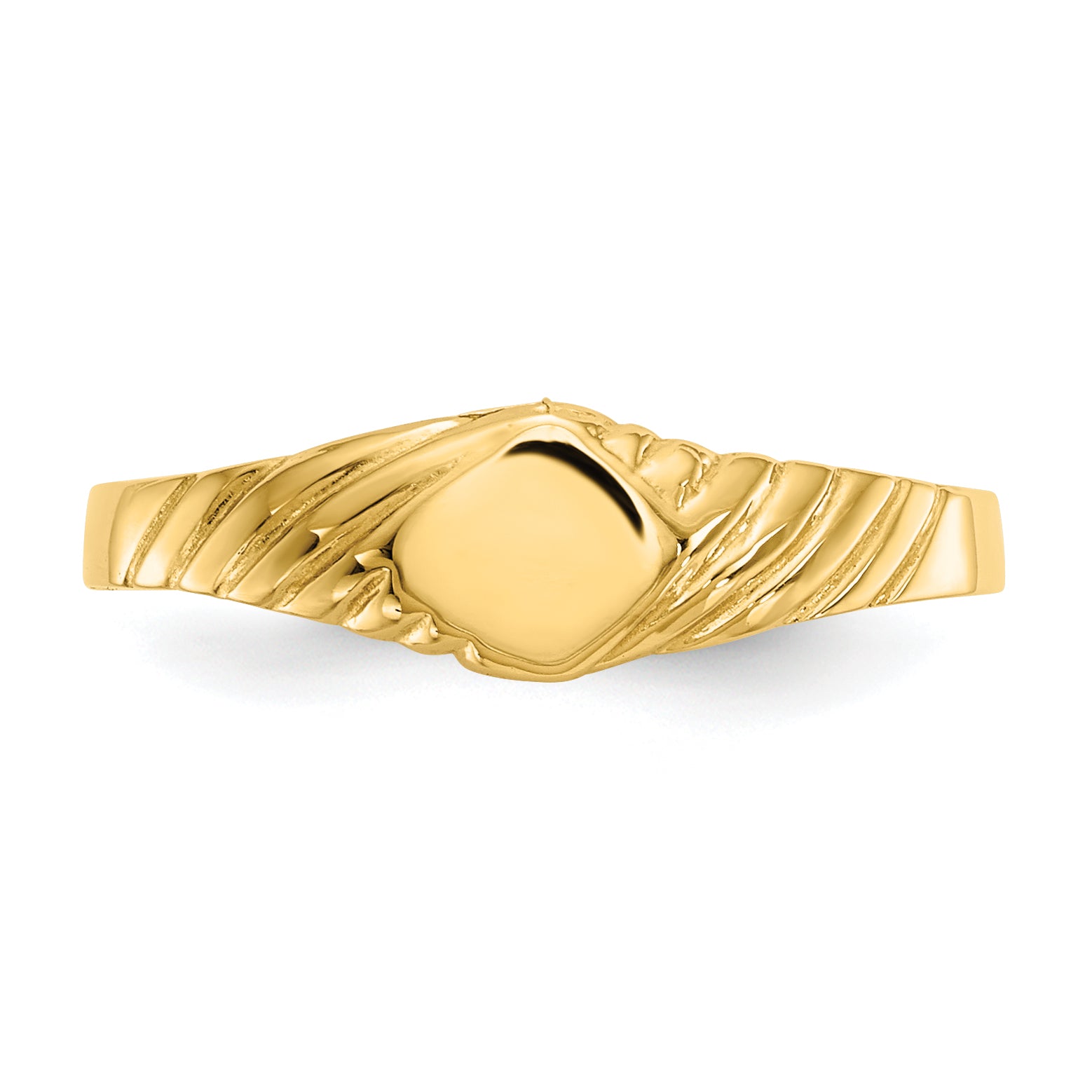 14k Child's Fancy Signet Ring D110