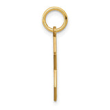 14K Laser Designed Star of David Charm XR984
