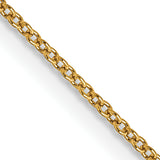 14K 14 inch .9mm Cable with Spring Ring Clasp Chain PEN190