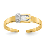 14k .01 carat Diamond Buckle Toe Ring RM5650