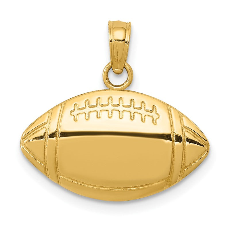 14k Football Charm K4952
