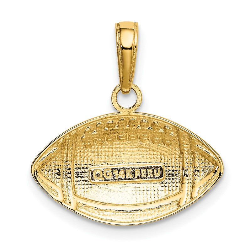 14k Football Charm K4952