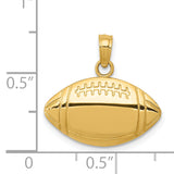 14k Football Charm K4952