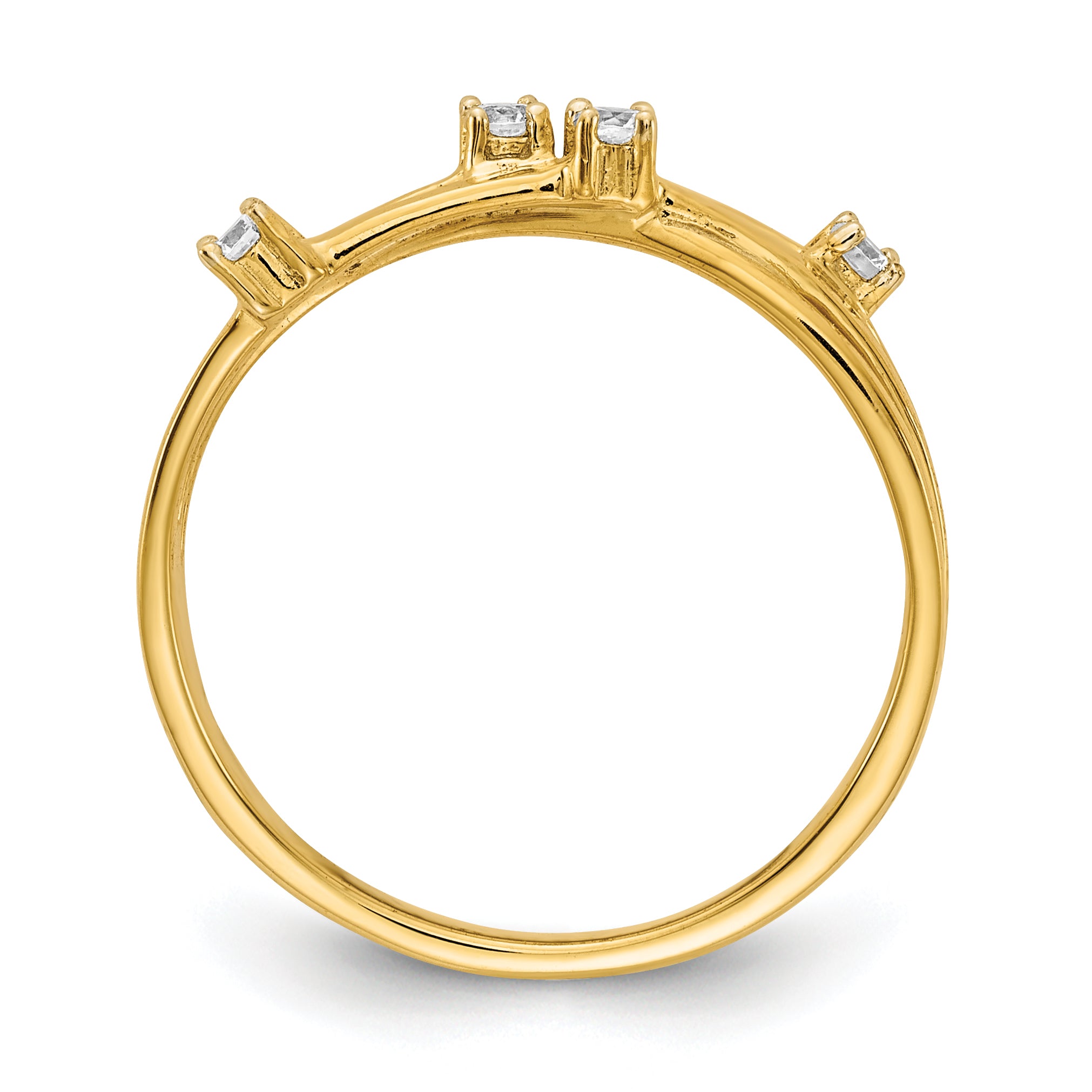 14k 1/10 carat Diamond Fashion Ring RM5637