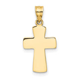 14k Polished FIRST HOLY COMMUNION Cross Pendant K5088