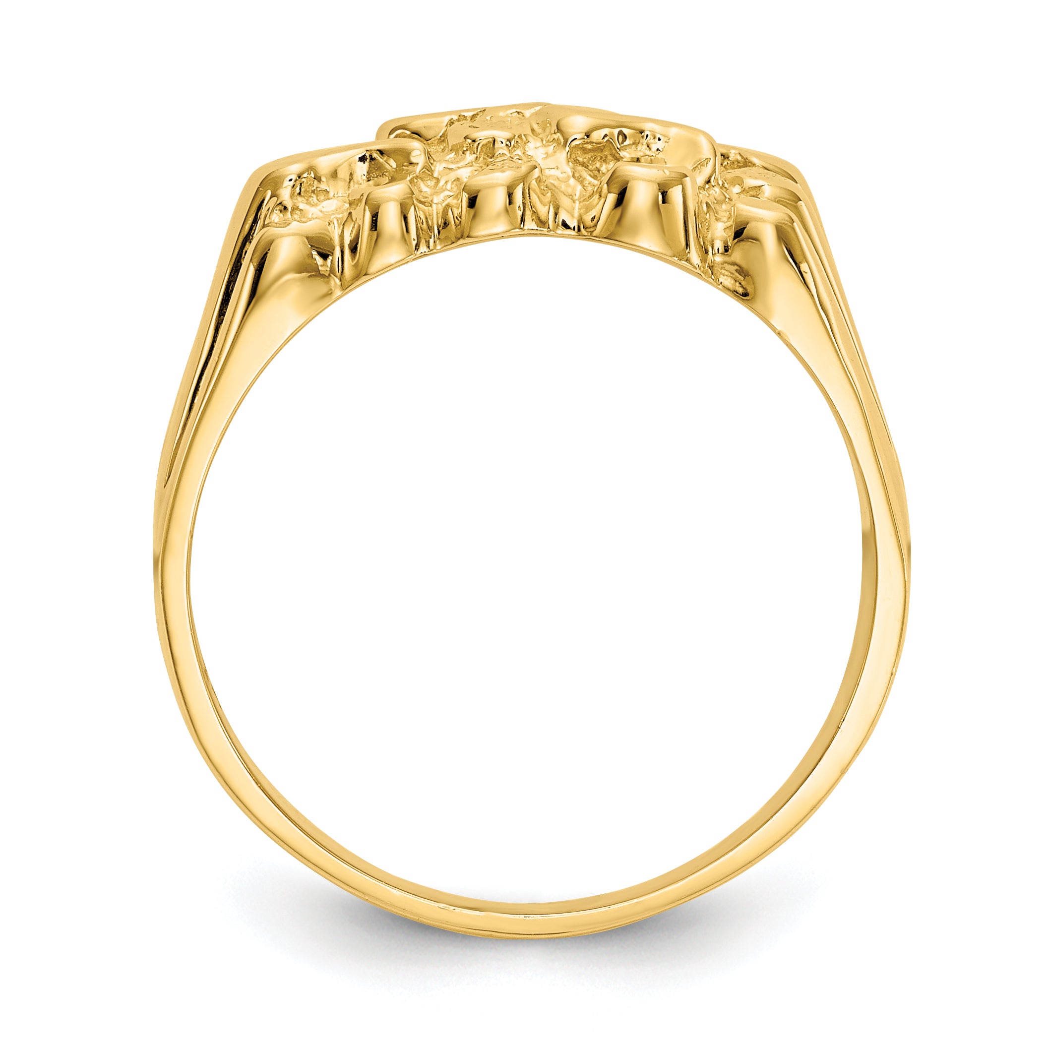 14k Size 7 Nugget Ring NR21