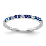 14k White Gold Diamond and Emerald Band RM5737