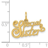 14k SPECIAL SISTER Charm C1069